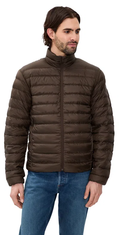 Canada Goose Nylon Down Jacket In Brown