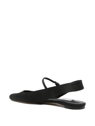 Totême Nappa Leather Slingback Mary Jane Ballerina Flats In Multi