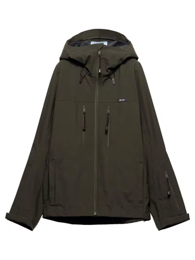 Prada Technical Fabric Jacket In Multi