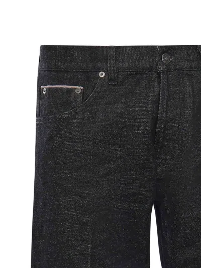Dondup Five-pocket Jeans In Black