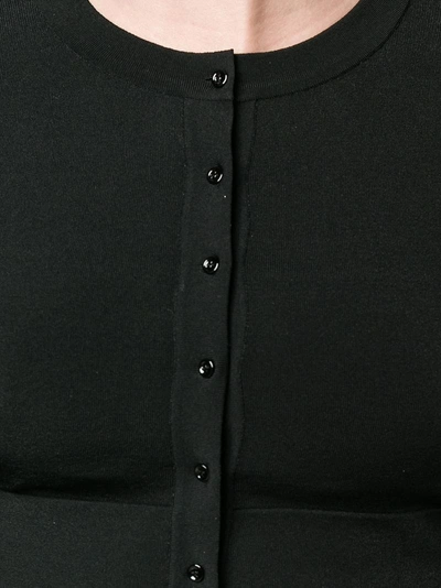 Shop Alaïa Cropped Button-up Cardigan