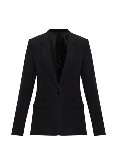 Isabel Marant Feray Tailored Jacket Notch Lapel Design In Brown