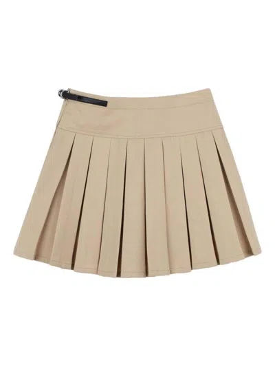 Givenchy Button Skirt In Brown
