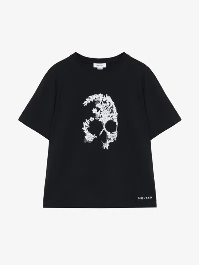 Alexander Mcqueen Skull T-shirt In Black