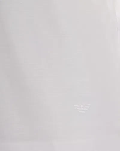 Emporio Armani T-shirt Lyocell Basic Snow White