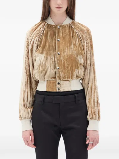 Ann Demeulemeester Arya Slim Fit Raglan Bomber In Multi