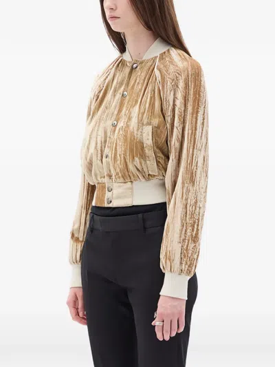 Ann Demeulemeester Arya Slim Fit Raglan Bomber In Multi