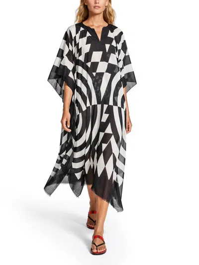 Dries Van Noten Caftan With Print In Multi