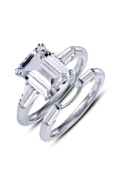 Lafonn Emerald-cut Ring In Metallic