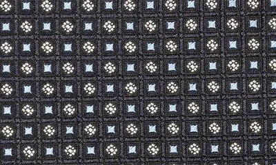 Eton Micro Geometric Silk Tie In Pattern