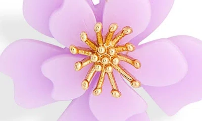 Leith Pansy Drop Earrings In Pattern