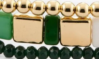 Leith Layered Beaded Necklace In Pattern