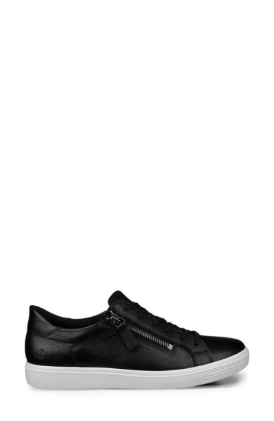 Ecco Classic Zip Sneaker In Black