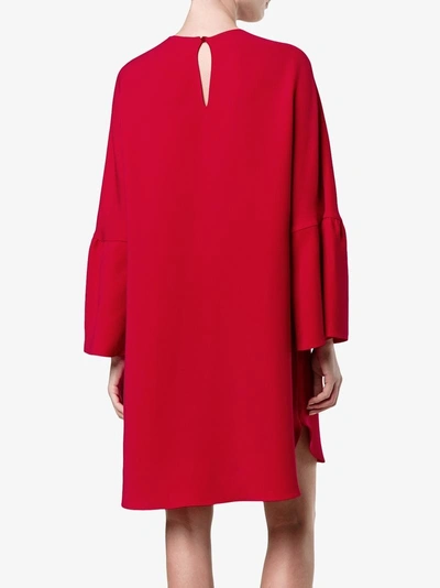 Shop Valentino Red Trapeze Dress