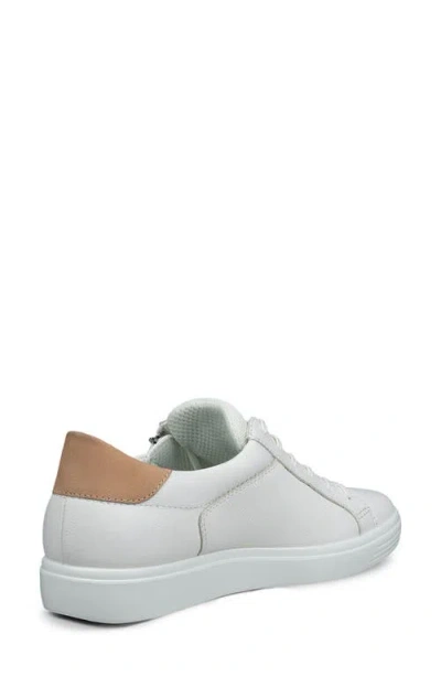 Ecco Classic Zip Sneaker In White