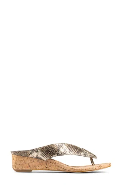 Donald Pliner Vylette Leather Sandal In Gold