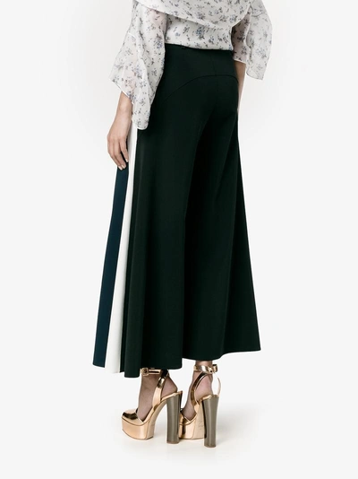Shop Peter Pilotto Cropped Wide-leg Trousers