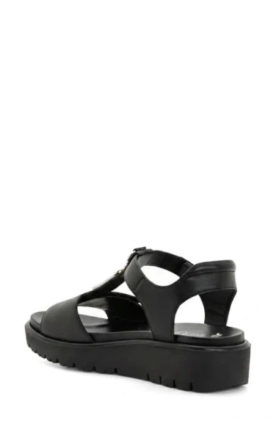 Ara Belize Platform Sandal In Black