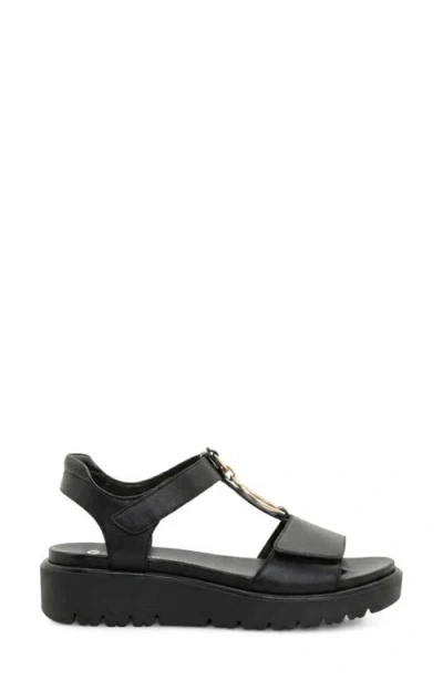 Ara Belize Platform Sandal In Black