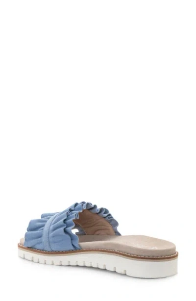 Ara Keyes Slide Sandal In Blue
