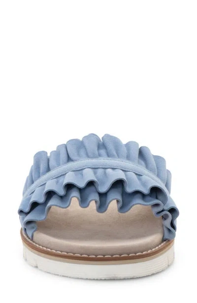Ara Keyes Slide Sandal In Blue