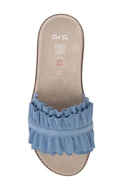 Ara Keyes Slide Sandal In Blue