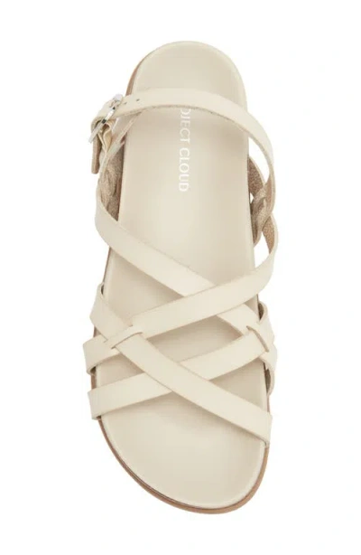 Project Cloud Leather Sandal In Gray