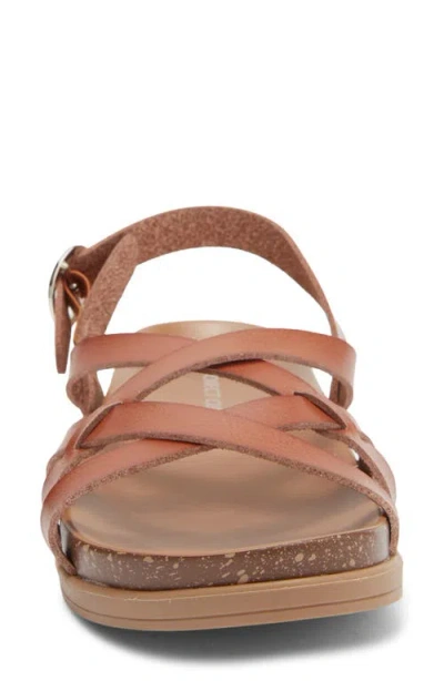 Project Cloud Leather Sandal In Brown