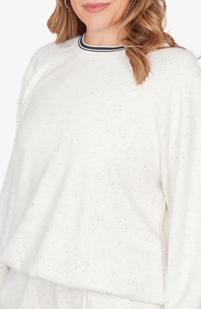 Ruby Rd. Ruby Rd Bubble Hem Top In White