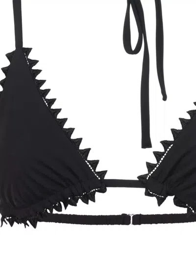 Jacquemus Triangle Bikini Top Le Haut De Maillot In Black