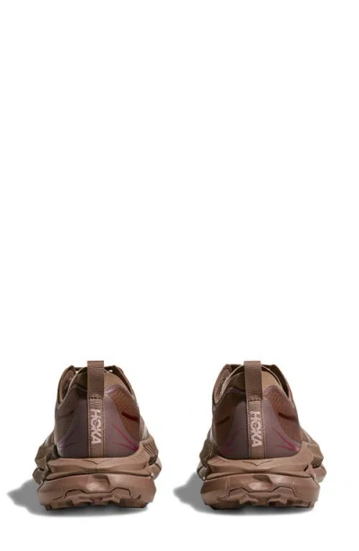 Hoka U Mafate Speed 4 Lite Rubber-trimmed Mesh Sneakers In Pink