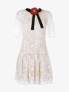 GUCCI GUCCI LACE MINI DRESS,414036ZGZ4811795420