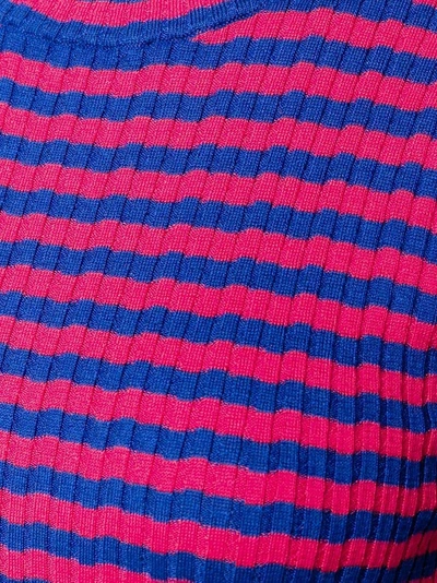 Shop Proenza Schouler Stripe Long Sleeve Top In Red