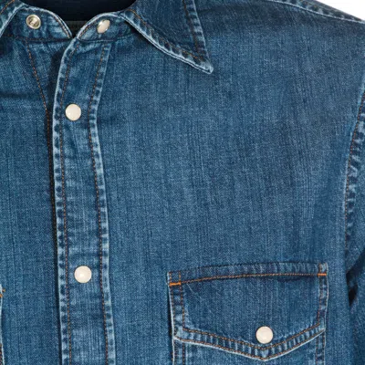 Jacob Cohen Shirts Medium Blue In Blue