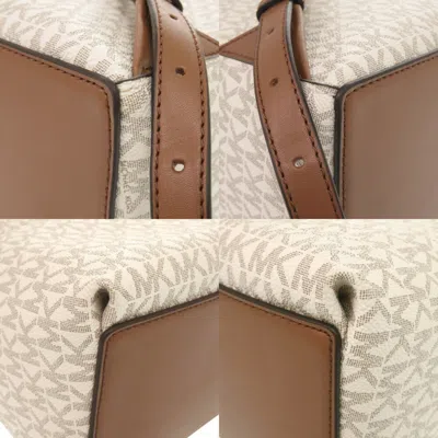 Pre-owned Michael Kors Coated Canvas Backpack ()