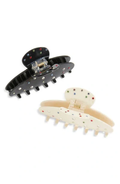 Chelsea28 Confetti Assorted 2-pack Claw Clips In Pattern