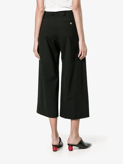 Shop Jw Anderson High Waisted Culottes In Black