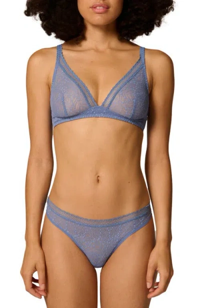 Simone Perele Comete Wireless Bra In Blue