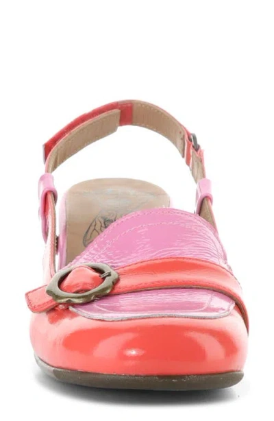 Fly London Pemy456fly Buckle-detail Slingback Pumps In Multi