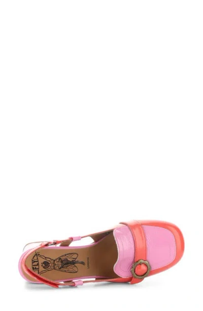 Fly London Pemy456fly Buckle-detail Slingback Pumps In Multi