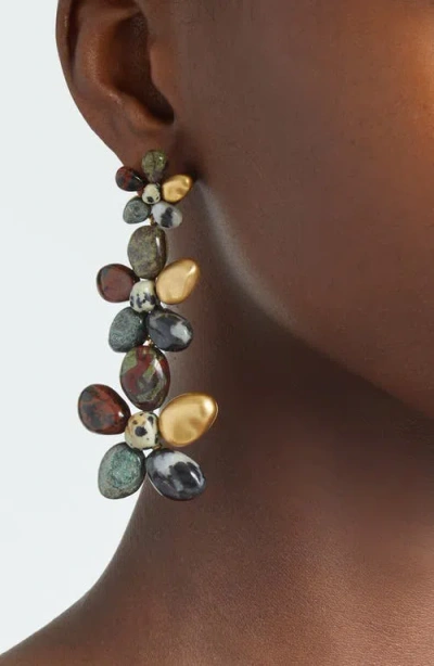 Zimmermann Norma Stone Dangle Drop Earrings In Multi