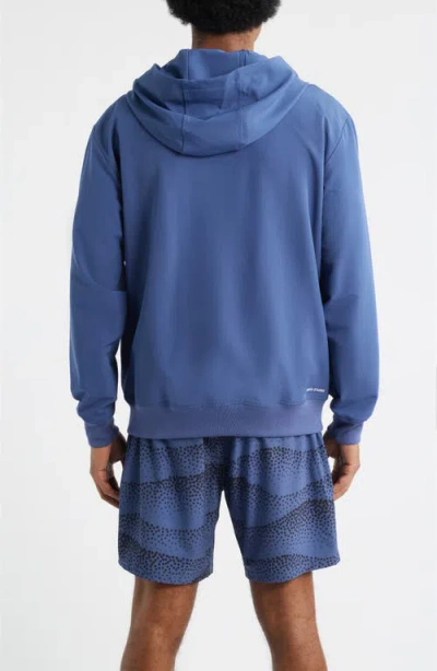 Santo Studio Tempo Tech Zip Jacket In Blue