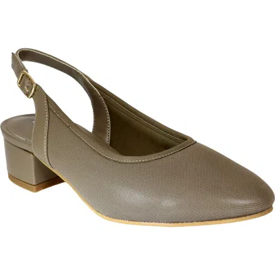 David Tate Silvana Slingback Pump In Brown