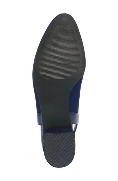 David Tate Extra Wide Width Silvana Pump In Blue