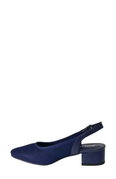 David Tate Extra Wide Width Silvana Pump In Blue