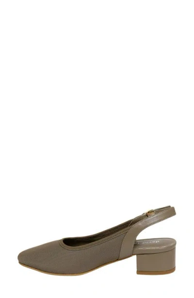 David Tate Silvana Slingback Pump In Brown