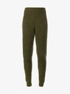 JW ANDERSON JW ANDERSON RIBBED KNIT TROUSERS,KW15WP16AM05GR11506909