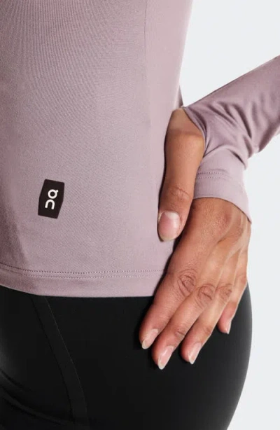 On Studio Lg Sleeve T-shirt In Gray