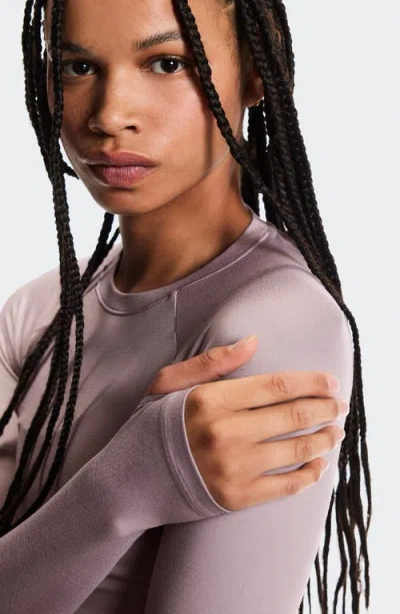 On Studio Lg Sleeve T-shirt In Gray