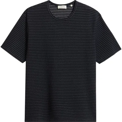 Frame Striped-pattern T-shirt In Black
